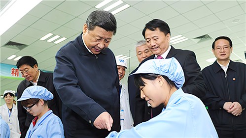 习近平总书记视察尊时凯龙人生就博